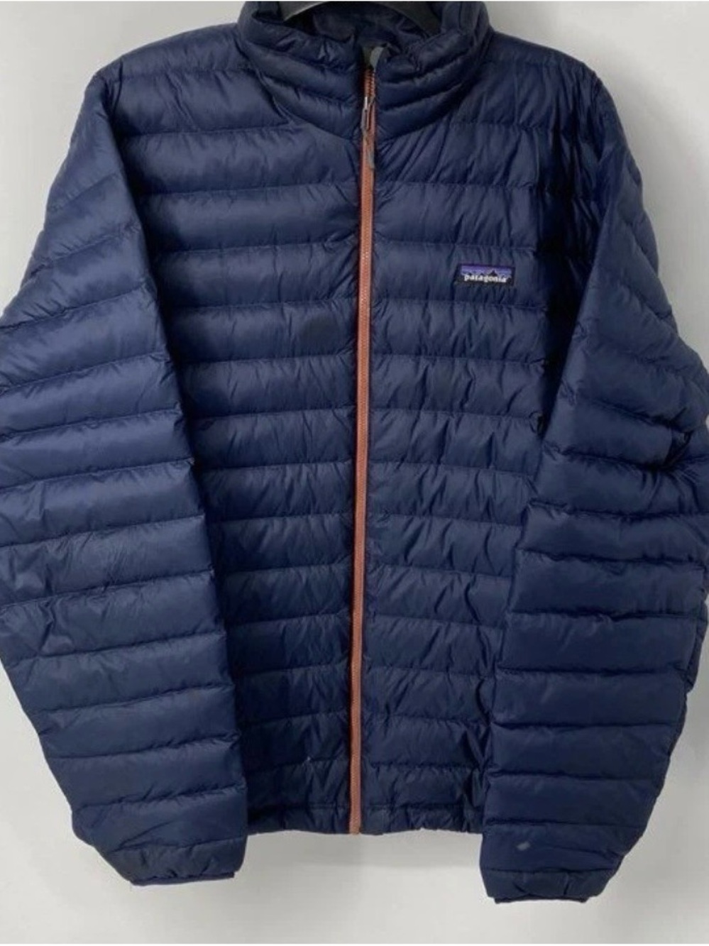 Patagonia Men’s XL Ultralight Down Jacket Navy Blue